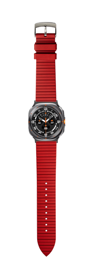 [Galaxy Watch 7 Ultra] King Panelarc FKM Rubber - Red