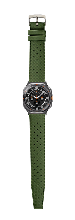 [Galaxy Watch 7 Ultra] King Tropic FKM Rubber - Forest Green