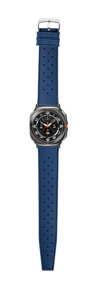 [Galaxy Watch 7 Ultra] King Tropic FKM Rubber - Navy Blue