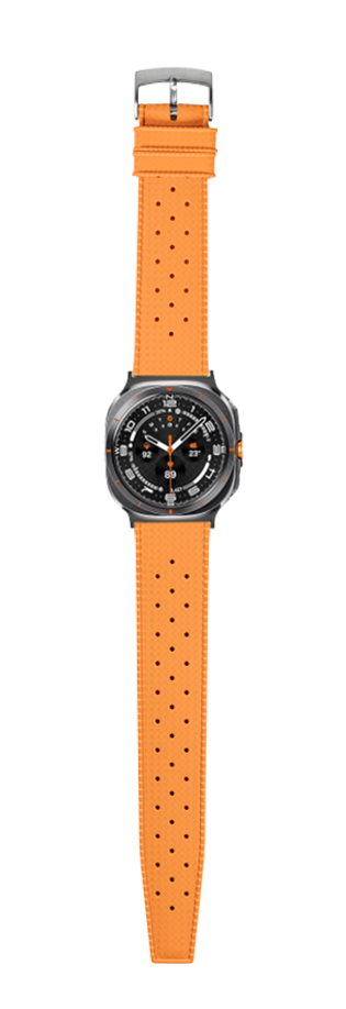 [Galaxy Watch 7 Ultra] King Tropic FKM Rubber - Orange