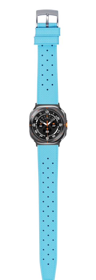 [Galaxy Watch 7 Ultra] King Tropic FKM Rubber - Sky Blue