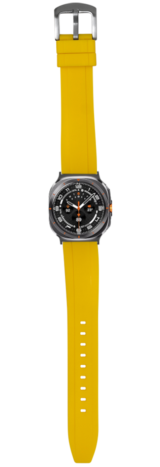 [Galaxy Watch 7 Ultra] Kingston FKM Rubber - Yellow