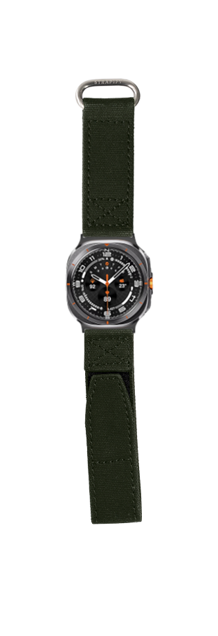 [Galaxy Watch 7 Ultra] Military Velcro - Army Green