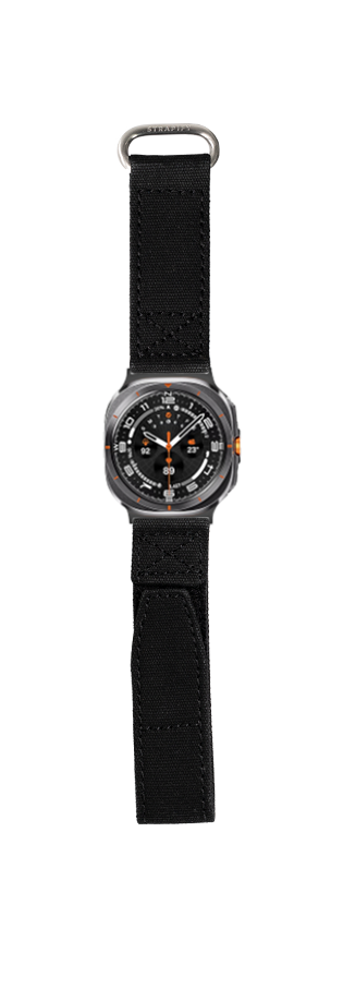 [Galaxy Watch 7 Ultra] Military Velcro - Black