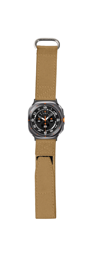 [Galaxy Watch 7 Ultra] Military Velcro - Desert Sand