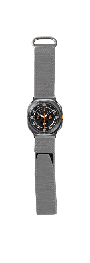 [Galaxy Watch 7 Ultra] Military Velcro - Grey