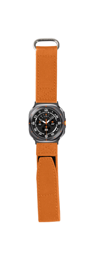 [Galaxy Watch 7 Ultra] Military Velcro - Orange