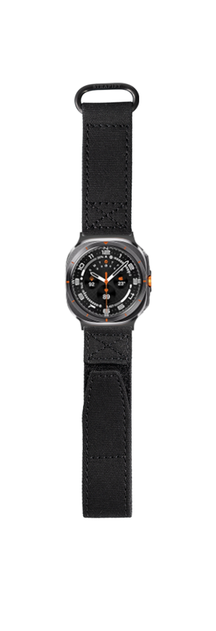 [Galaxy Watch 7 Ultra] Military Velcro - Stealth Black