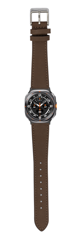 [Galaxy Watch 7 Ultra] Nubuck Leather - Coffee Brown