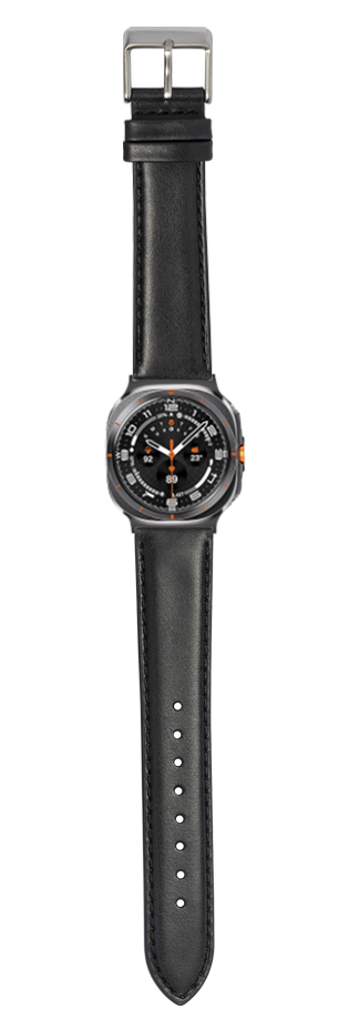 [Galaxy Watch 7 Ultra] Padded Leather - Black