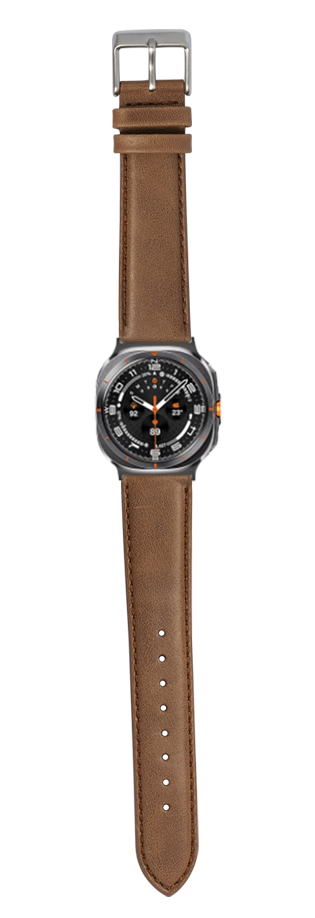 [Galaxy Watch 7 Ultra] Padded Leather - Brown