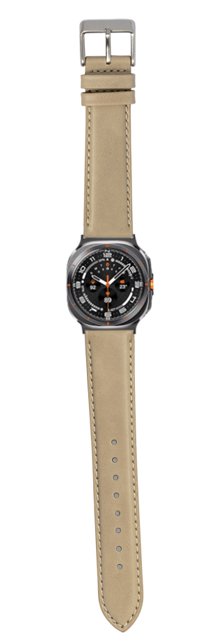 [Galaxy Watch 7 Ultra] Padded Leather - Cream