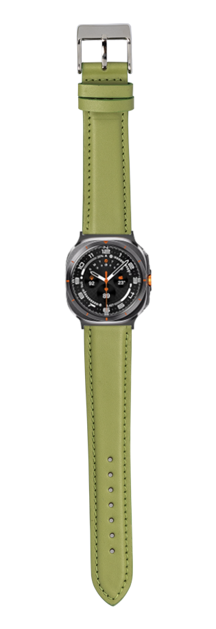 [Galaxy Watch 7 Ultra] Padded Leather - Pistachio Green