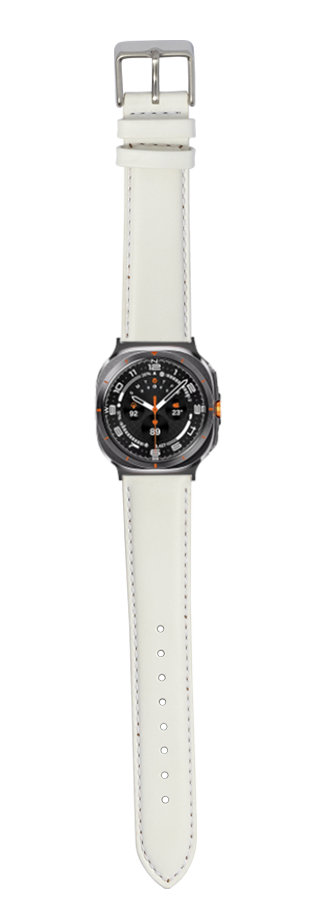 [Galaxy Watch 7 Ultra] Padded Leather - White