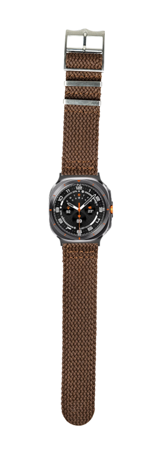 [Galaxy Watch 7 Ultra] Perlon - Coffee Brown