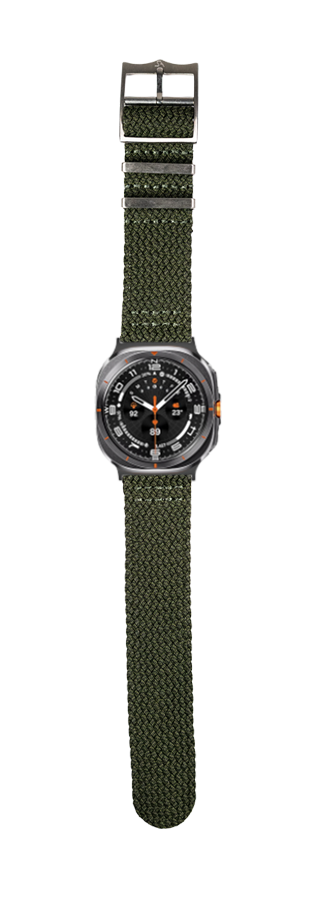 [Galaxy Watch 7 Ultra] Perlon - Two Tone Army Green