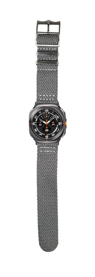 [Galaxy Watch 7 Ultra] Perlon - Two Tone Grey