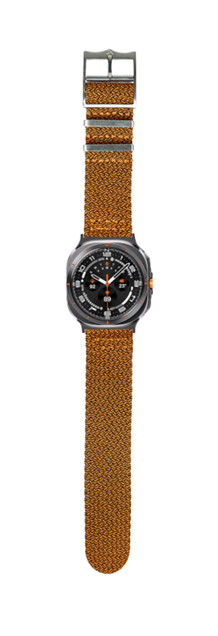 [Galaxy Watch 7 Ultra] Perlon - Two Tone Orange