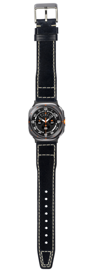 [Galaxy Watch 7 Ultra] Pilot Leather - Black