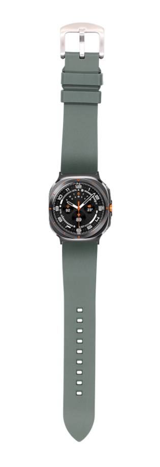 [Galaxy Watch 7 Ultra] Prairie FKM Rubber - Forest Green