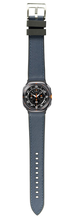 [Galaxy Watch 7 Ultra] Saffiano Leather & FKM Rubber Hybrid