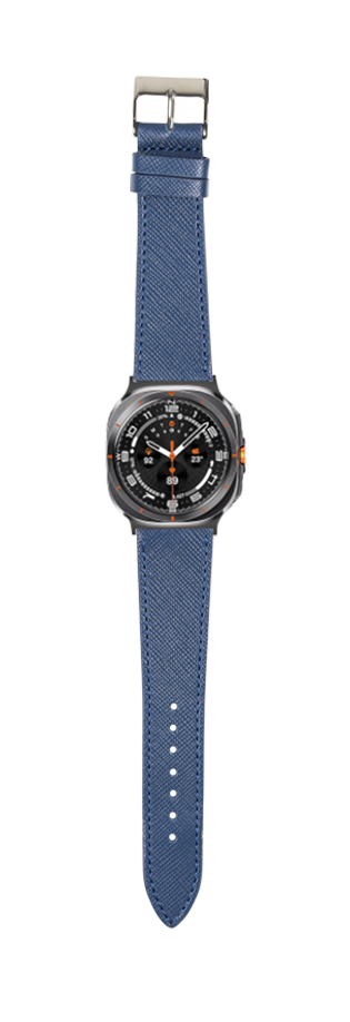 [Galaxy Watch 7 Ultra] Saffiano Leather - Blue