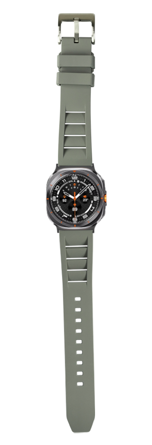 [Galaxy Watch 7 Ultra] Shark Fin FKM Rubber - Grey