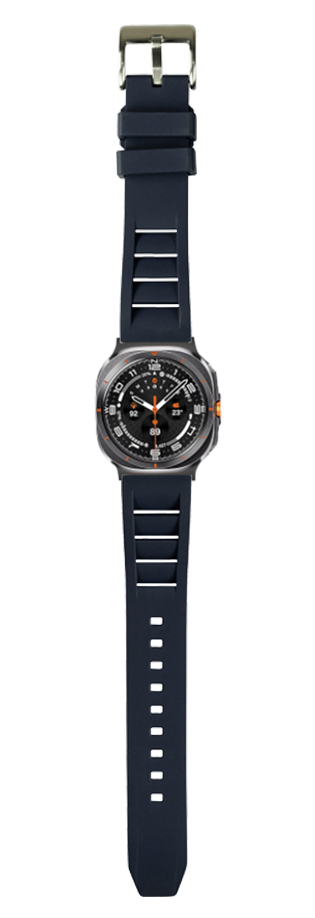 [Galaxy Watch 7 Ultra] Shark Fin FKM Rubber - Navy Blue