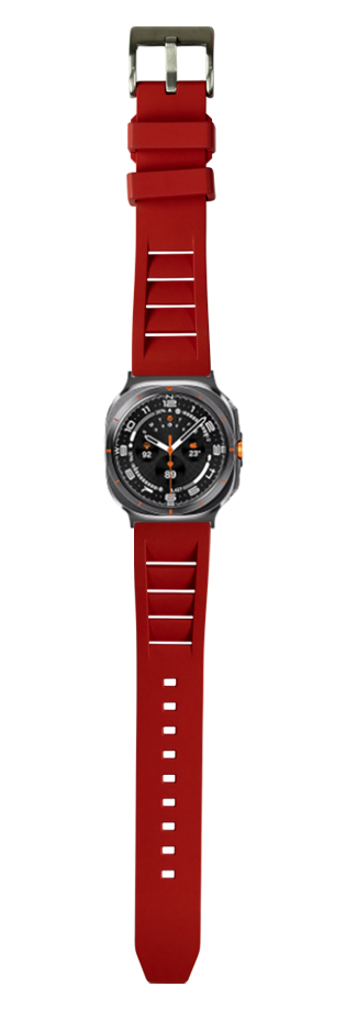 [Galaxy Watch 7 Ultra] Shark Fin FKM Rubber - Red