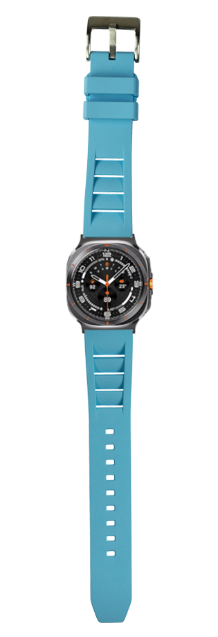 [Galaxy Watch 7 Ultra] Shark Fin FKM Rubber - Sky Blue