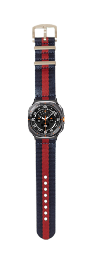 [Galaxy Watch 7 Ultra] Supreme Militex - Blue / Red