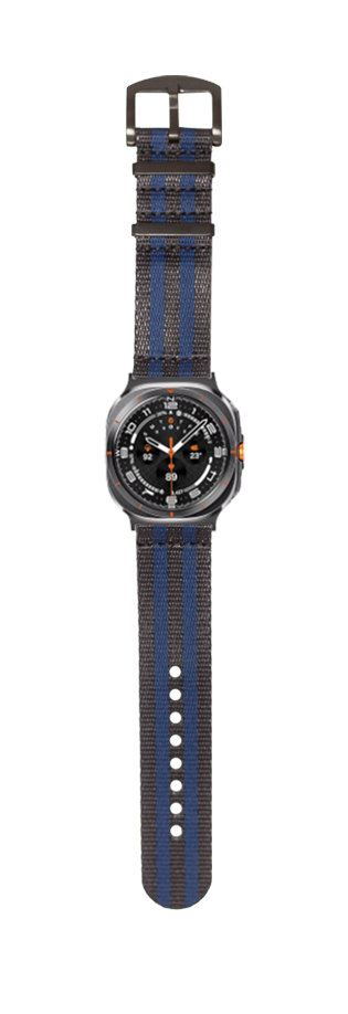 [Galaxy Watch 7 Ultra] Supreme Militex - Dark Blue/Navy Blue [Black Hardware]