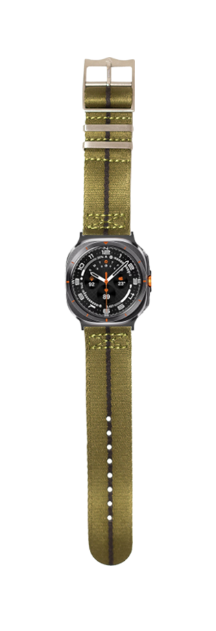 [Galaxy Watch 7 Ultra] Ultra Militex - Army Green / Black Stripe