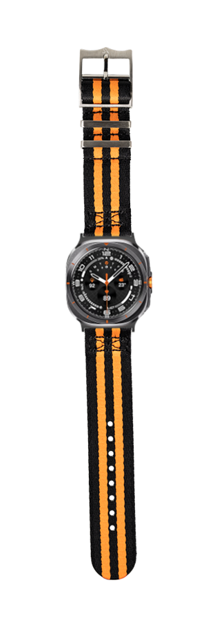 [Galaxy Watch 7 Ultra] Ultra Militex - Black / Orange