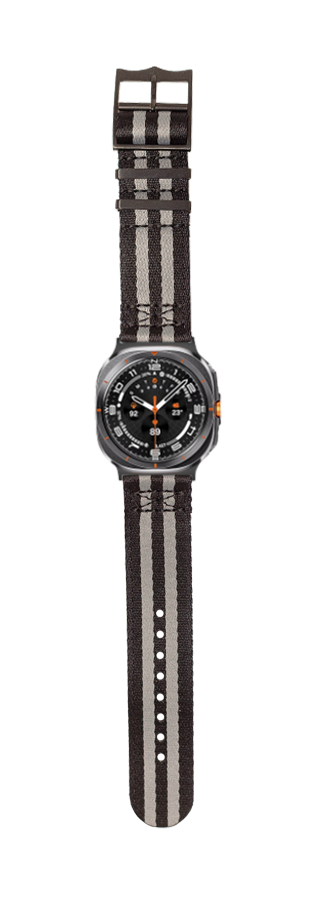 [Galaxy Watch 7 Ultra] Ultra Militex - Stealth Bond (Black/Grey) [Black Hardware]