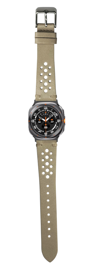 [Galaxy Watch 7 Ultra] Vintage Rally Leather - Cream