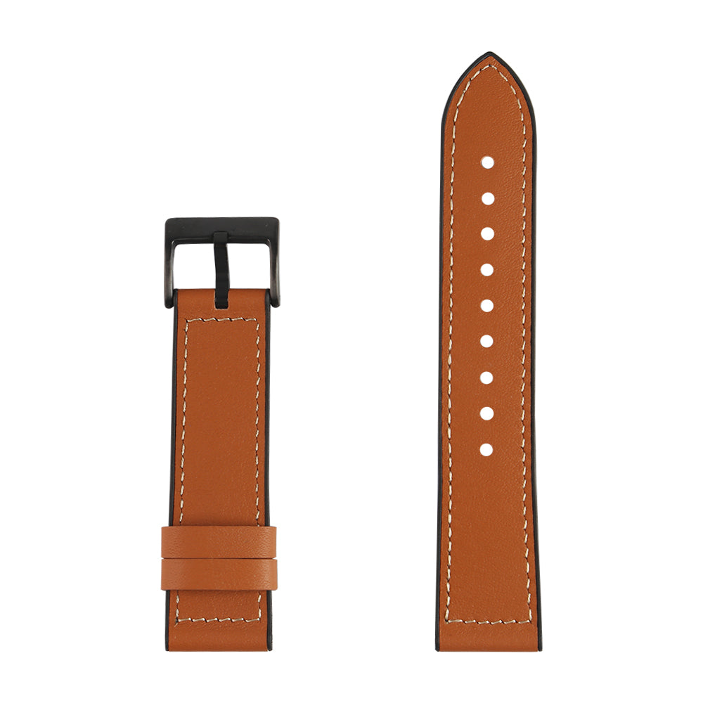 [Fitbit Versa 3 & 4/Sense 1 & 2] Leather Hybrid - Brown