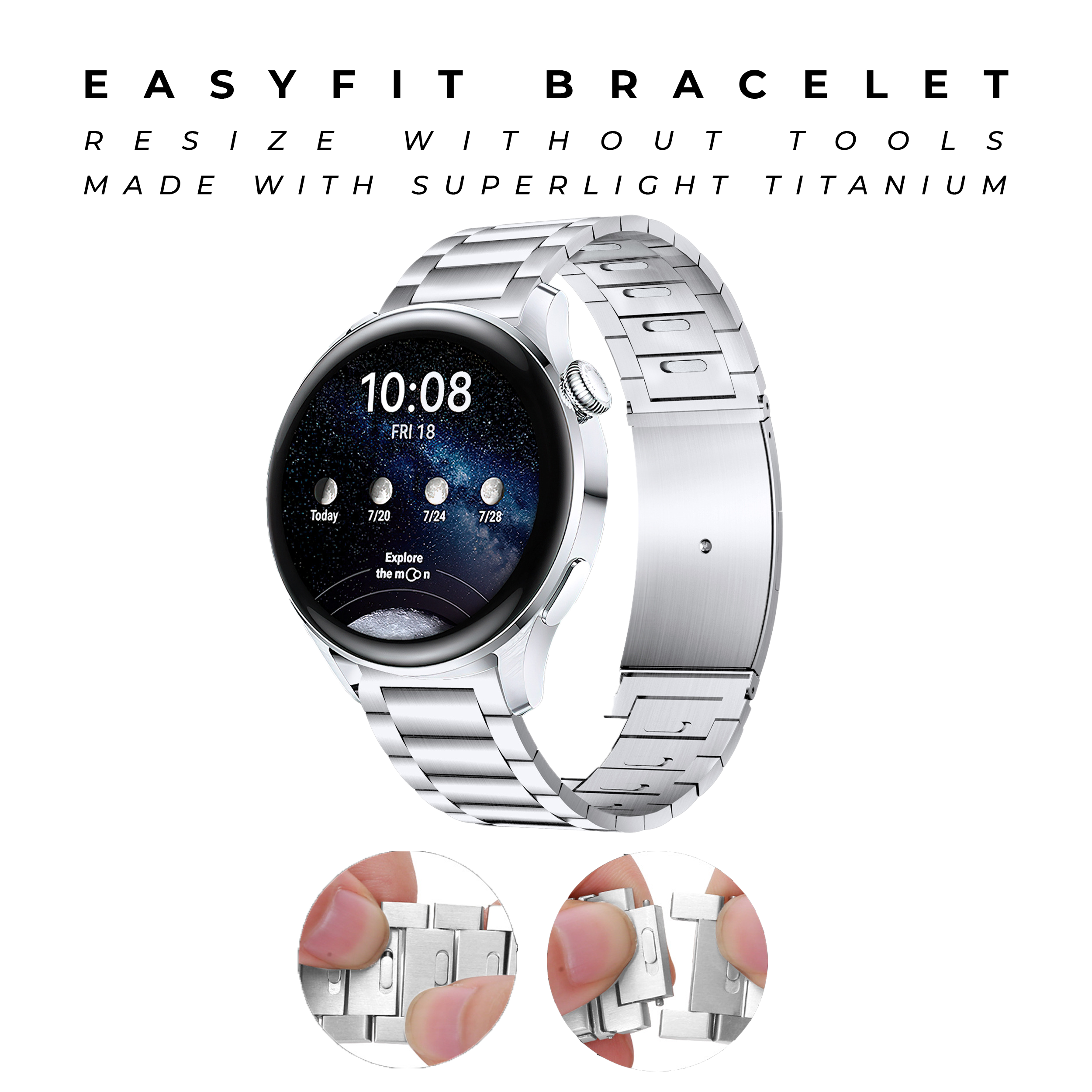 [Galaxy Watch 7 Ultra] EasyFit Bracelet - Silver