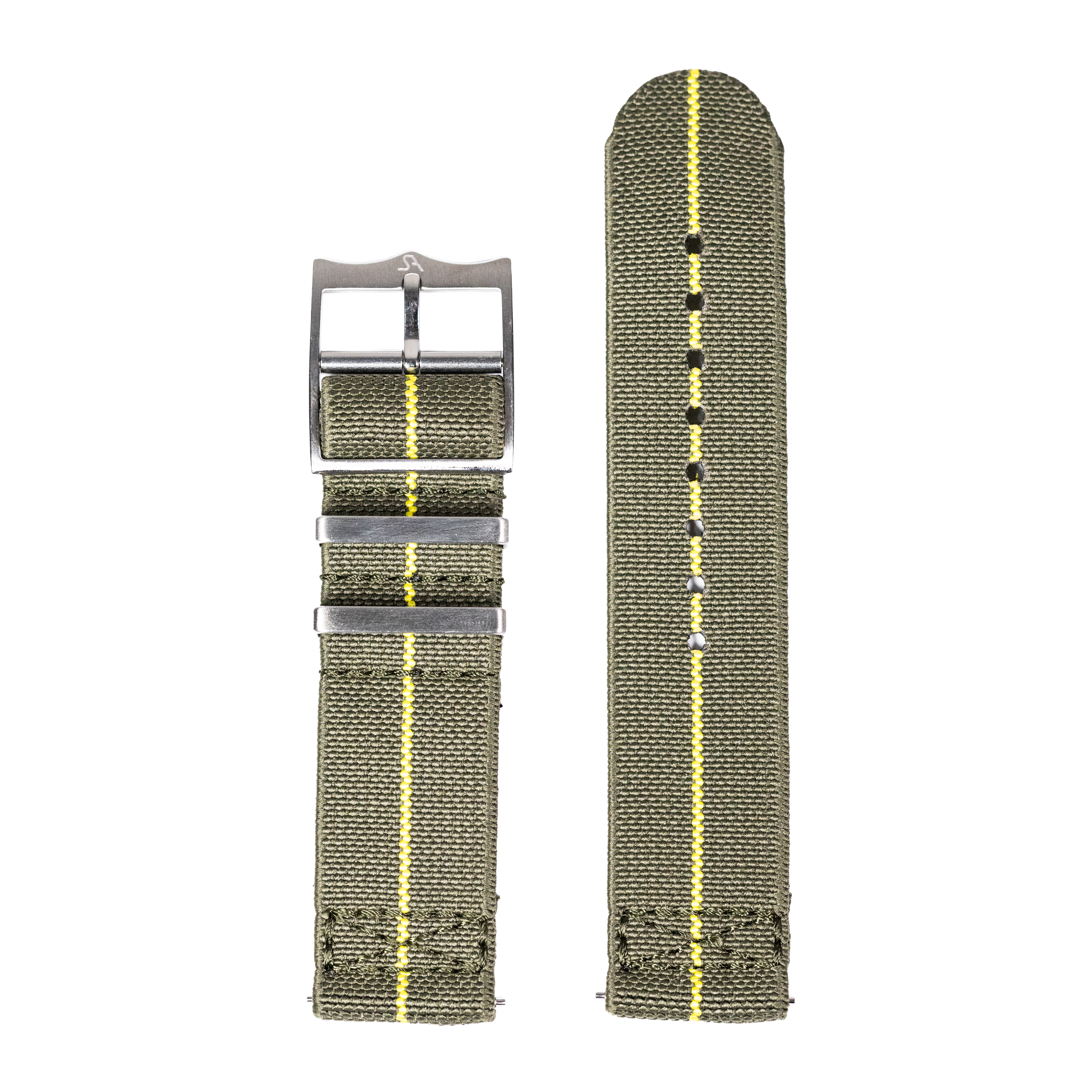 [Fitbit Versa 3 & 4/Sense 1 & 2] ElastoFlex - Green/Yellow