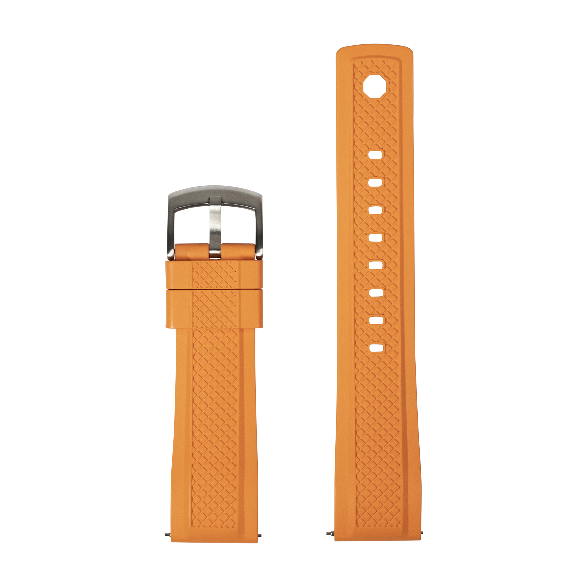 [Galaxy Watch 7 Ultra] GridLock FKM Rubber - Orange