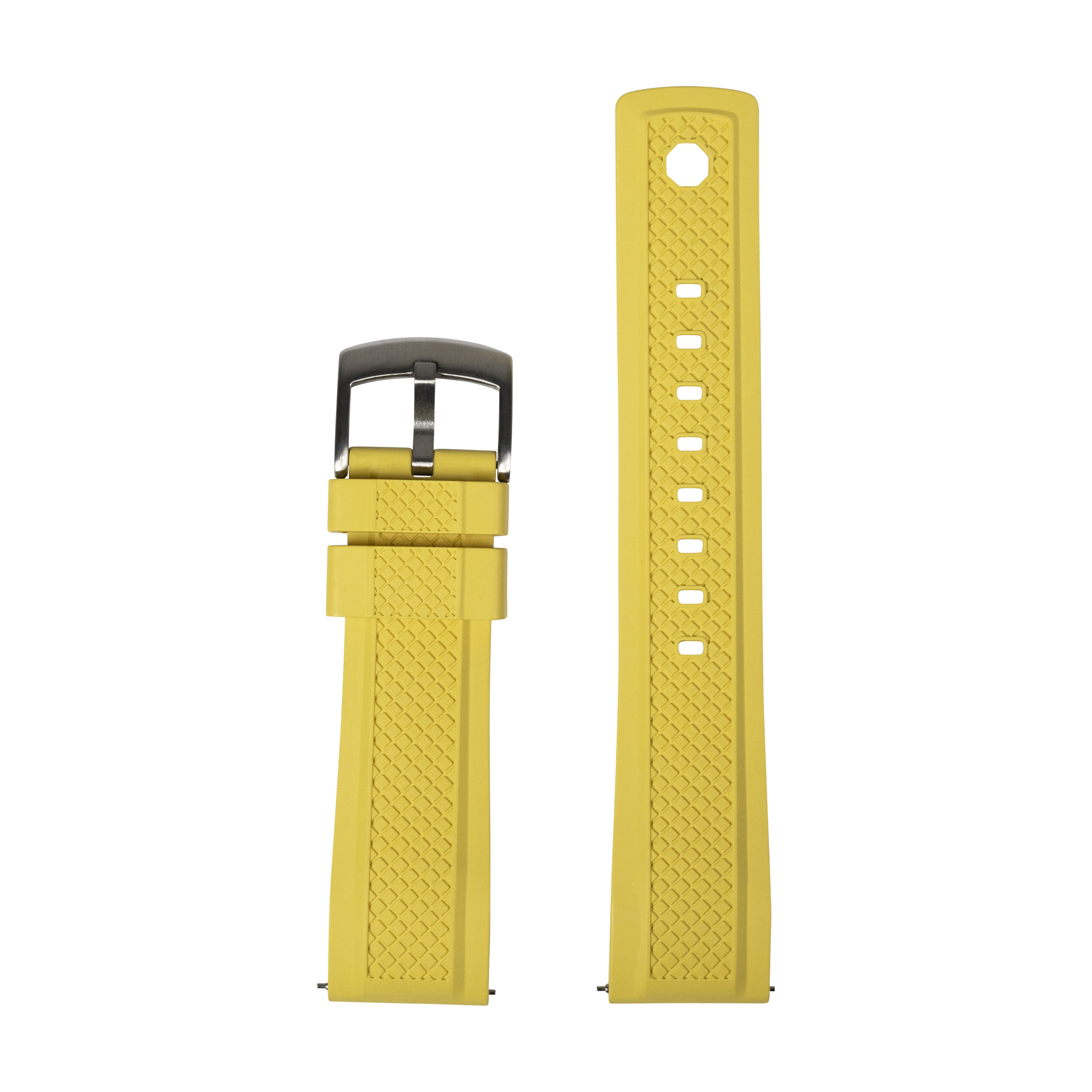 [Galaxy Watch 7 Ultra] GridLock FKM Rubber - Yellow