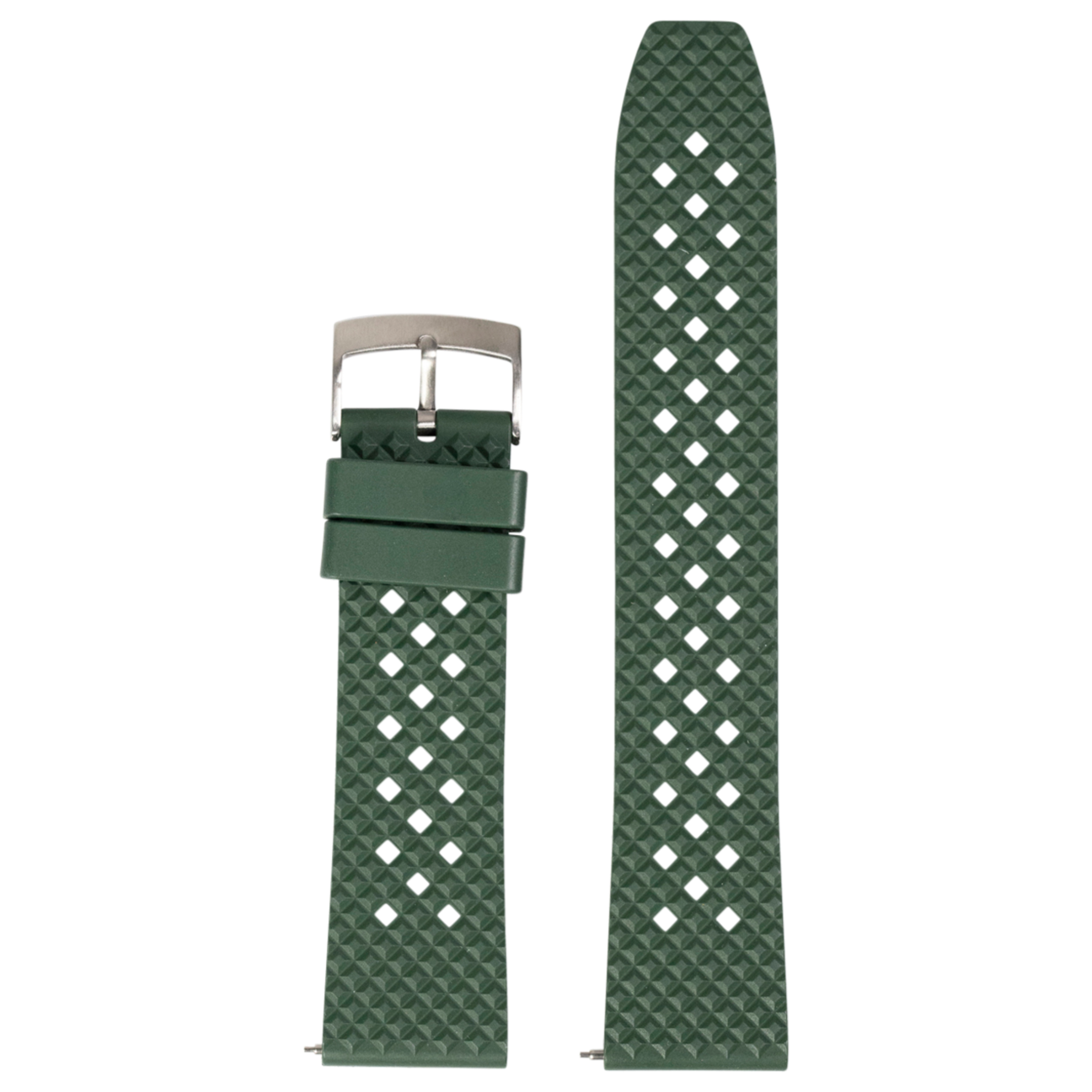 [Galaxy Watch 7 Ultra] King Honeycomb FKM Rubber - Green