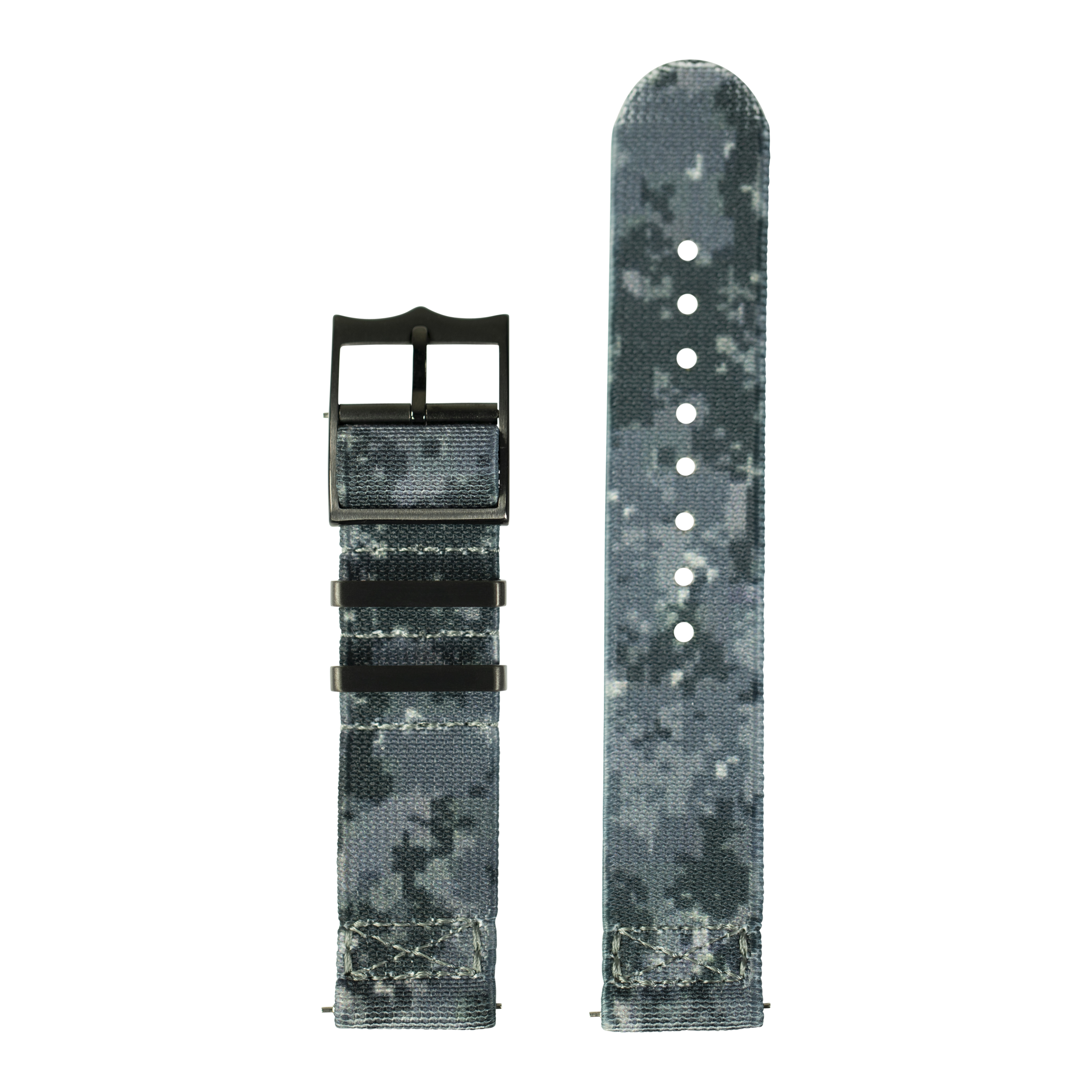 [QuickFit] ElastoFlex - Digital Camo [Black Hardware] 22mm