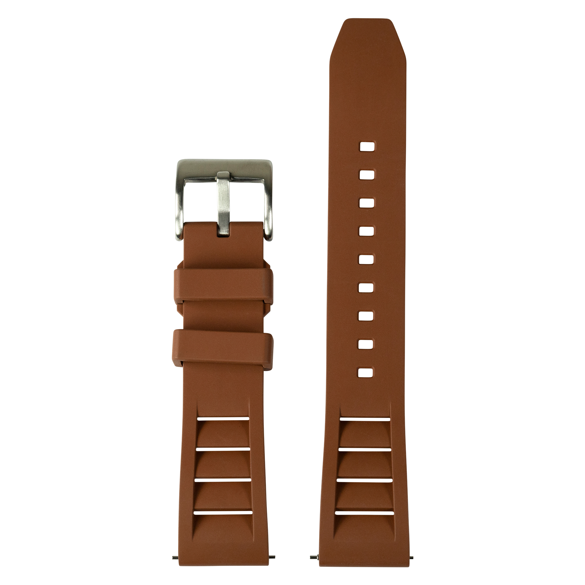 [Galaxy Watch 7 Ultra] Shark Fin FKM Rubber - Brown