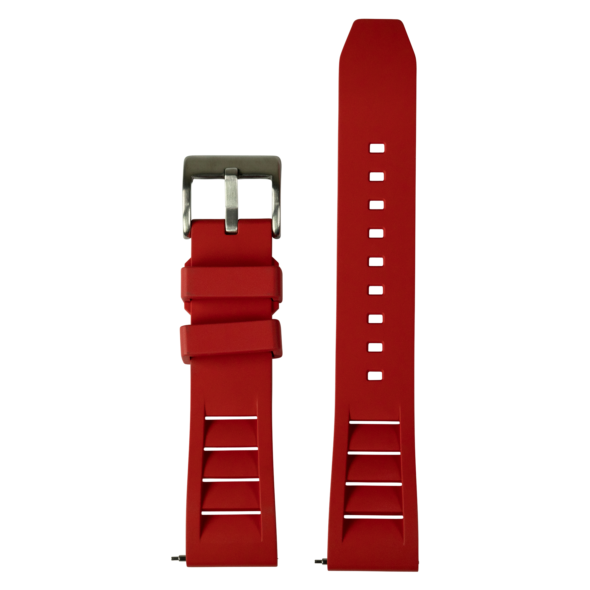 [Galaxy Watch 7 Ultra] Shark Fin FKM Rubber - Red