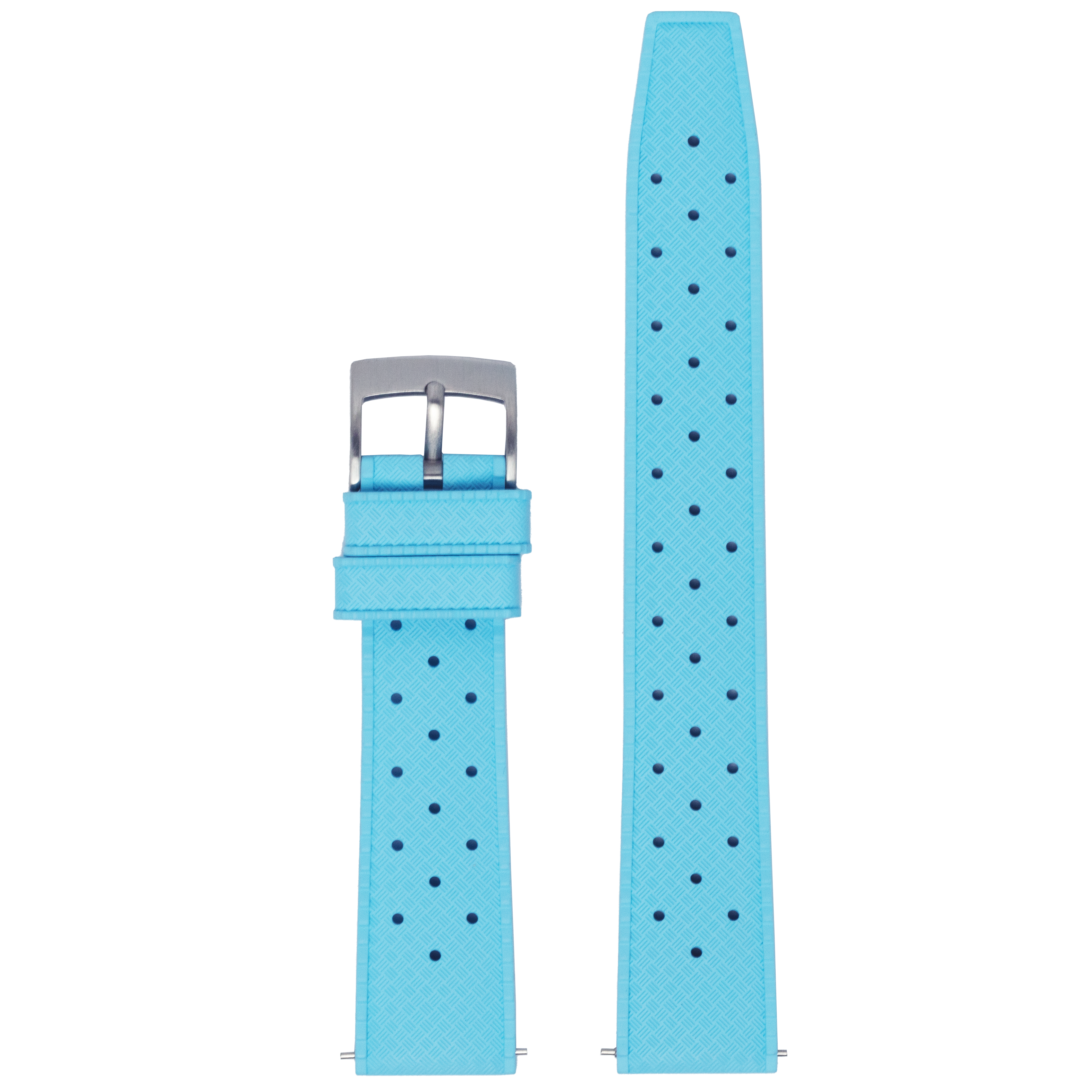 [Fitbit Versa 3 & 4/Sense 1 & 2] King Tropic FKM Rubber - Sky Blue