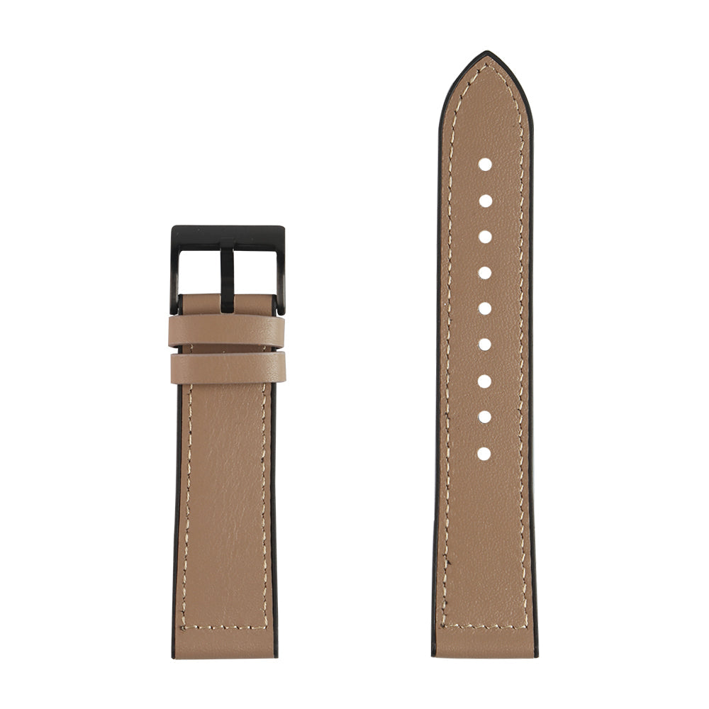 [Fitbit Versa 3 & 4/Sense 1 & 2] Leather Hybrid - Ivory Grey