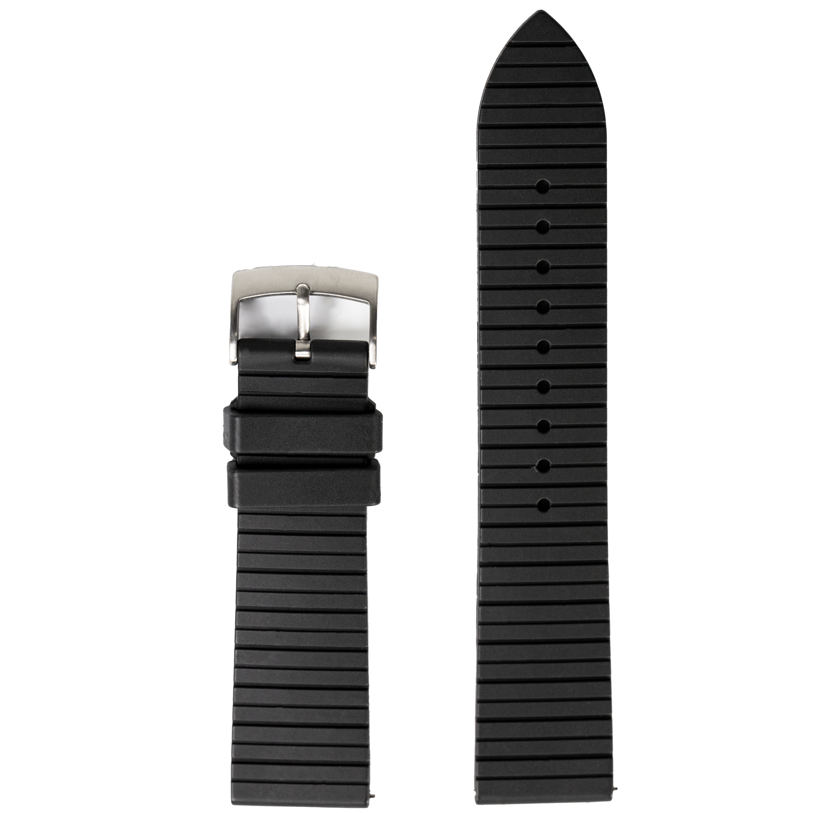 [Fitbit Versa 3 & 4/Sense 1 & 2] King Panelarc FKM Rubber - Black