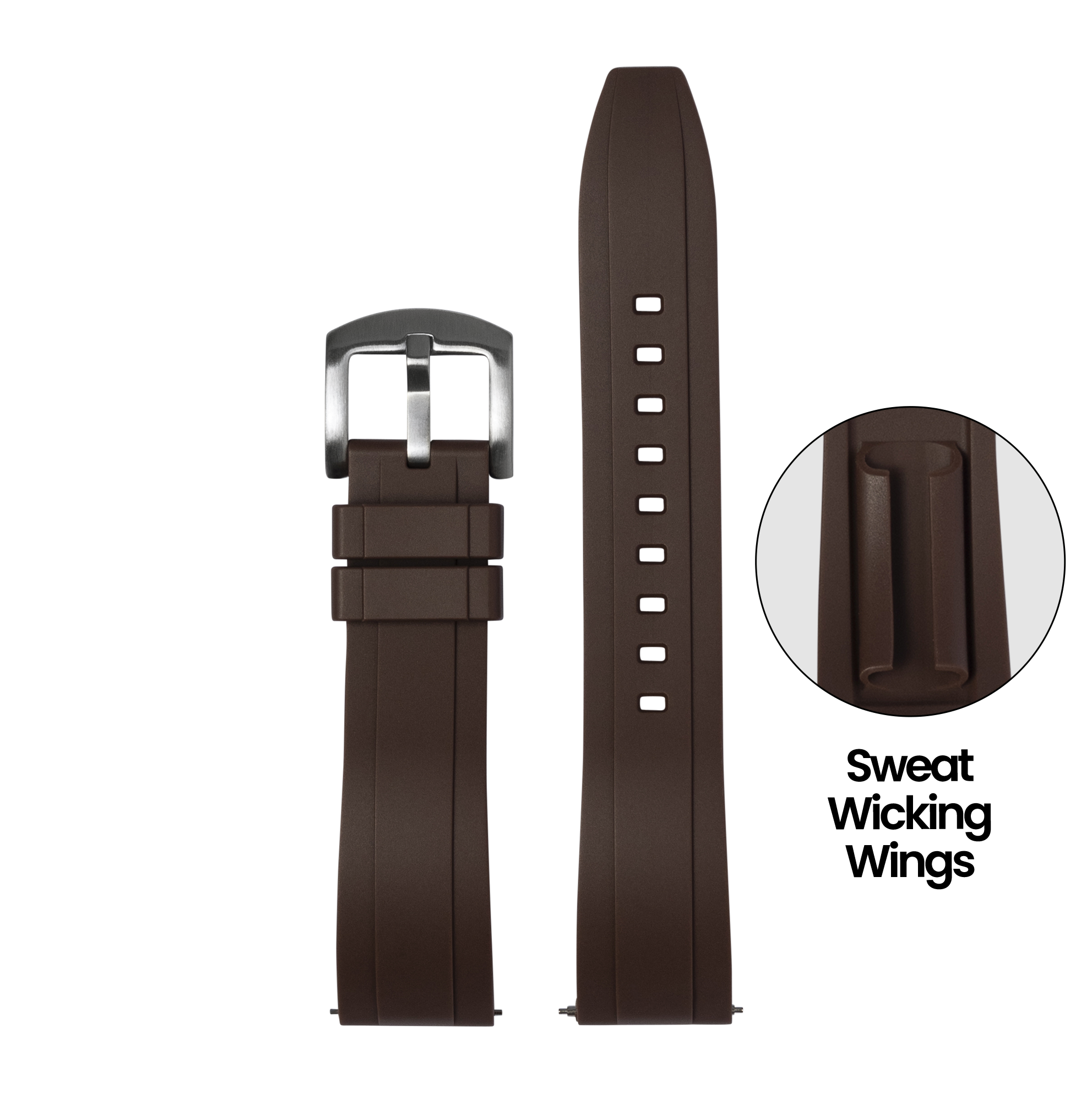 [Galaxy Watch 7 Ultra] Kingston FKM Rubber - Brown