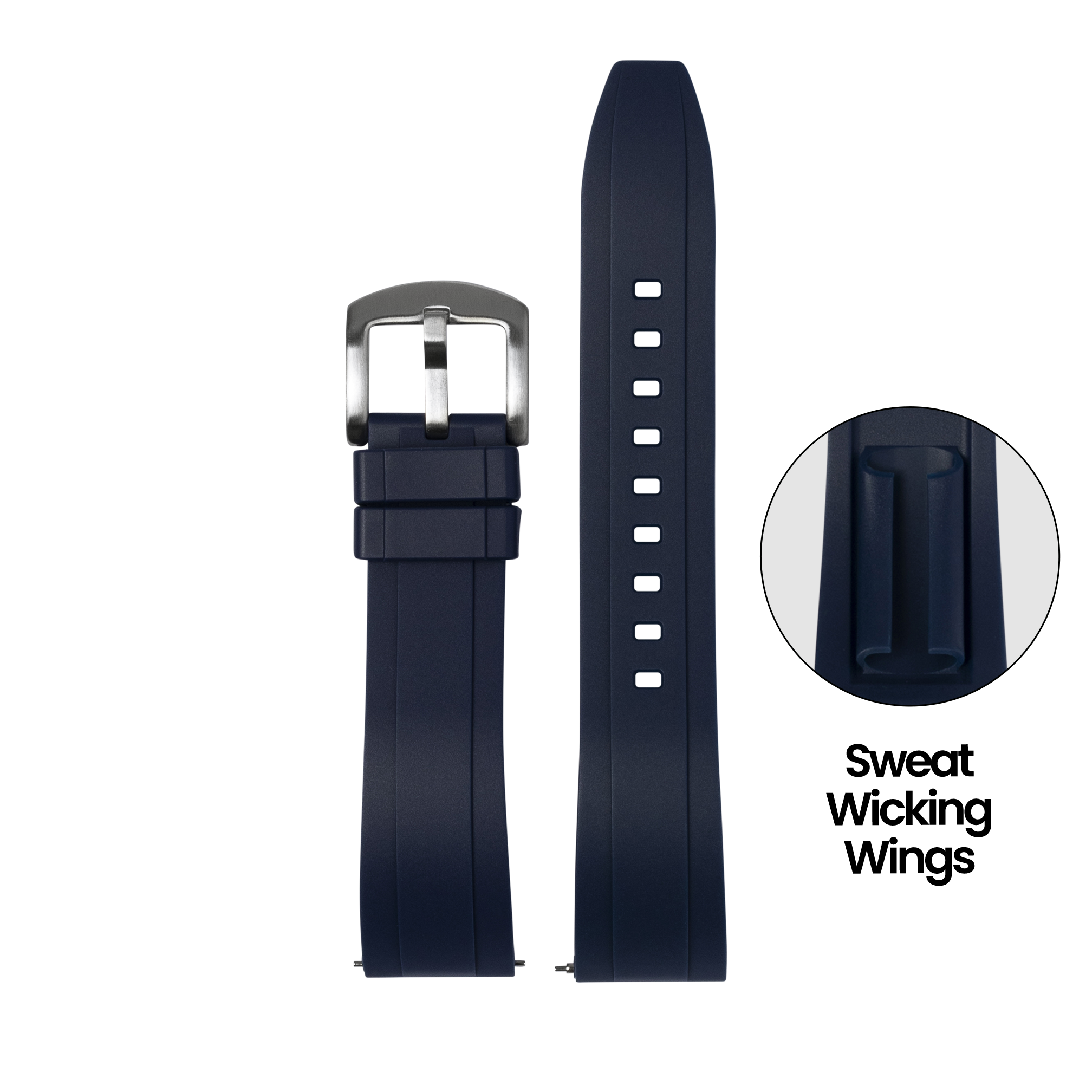 [Apple Watch] Kingston FKM Rubber - Midnight Blue